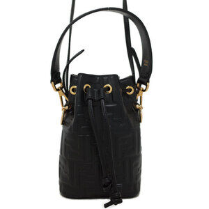 Fendi Mon Tresor Drawstring Bucket 2way Shoulder Bag